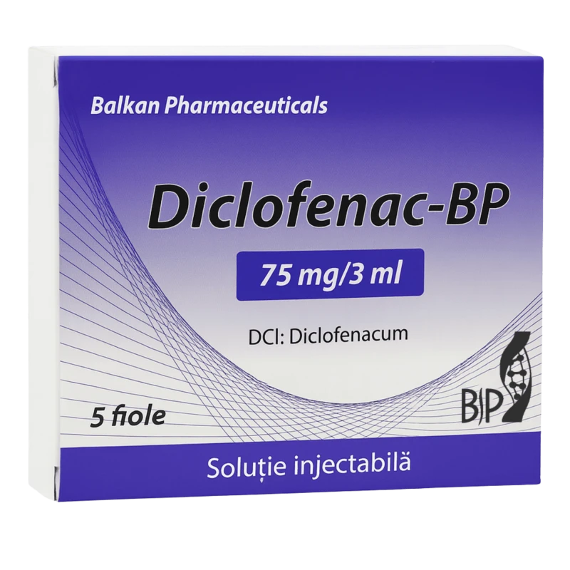 Diclofenac-BP 75 mg/3 ml soluţie injectabilă