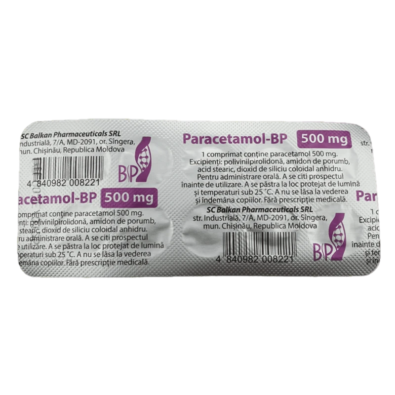 Paracetamol-BP 500 mg comprimate