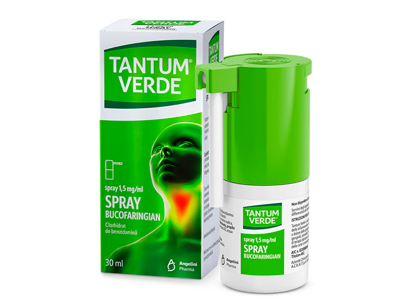 Tantum Verde 1,5 mg/ml / 30 ml spray bucofaringian