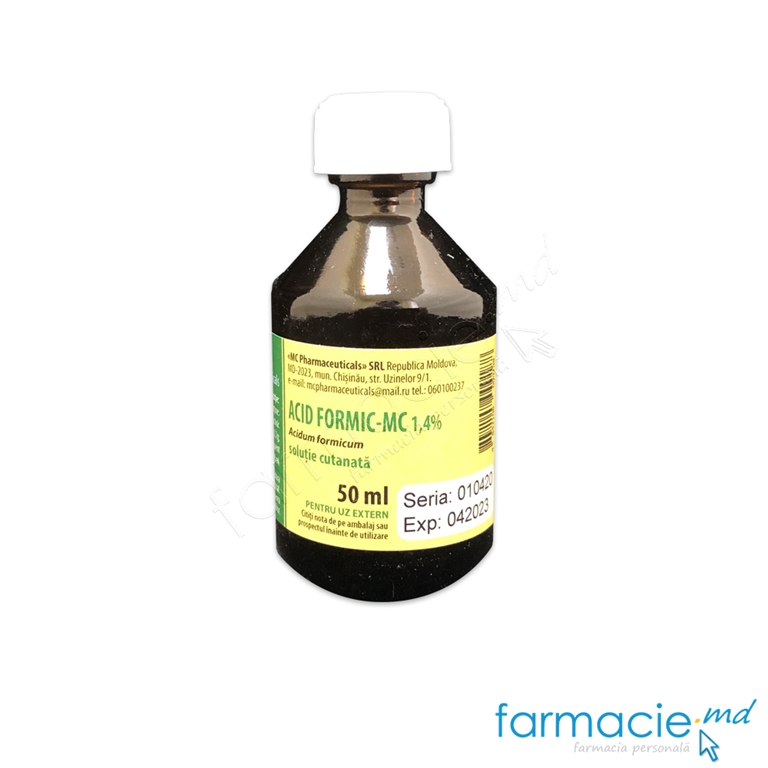 Муравьиный спирт (Acid formic) 1,4% 50 мл