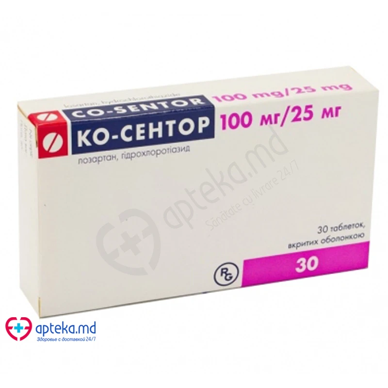 Co-Sentor 100 mg/25 mg comprimate filmate