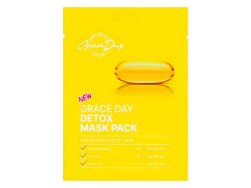 Grace Day de tesatura p/u fata Detox 27 ml Mască 27 ml