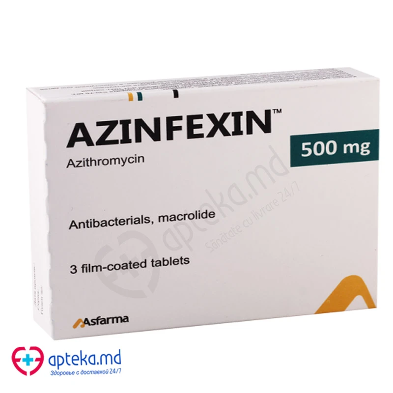 Azinfexin 500 mg comprimate filmate