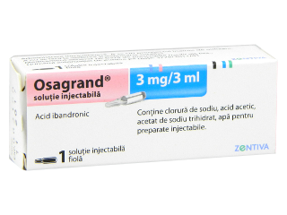 Osagrand 3 mg/3 ml soluţie injectabilă 1 mg/ml / 3 ml soluţie injectabilă