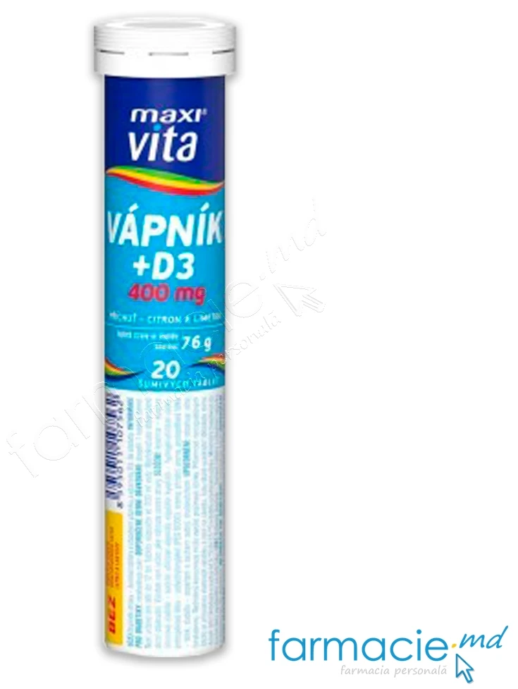 MaxiVita Calciu + Vit. D3 400 mg N20