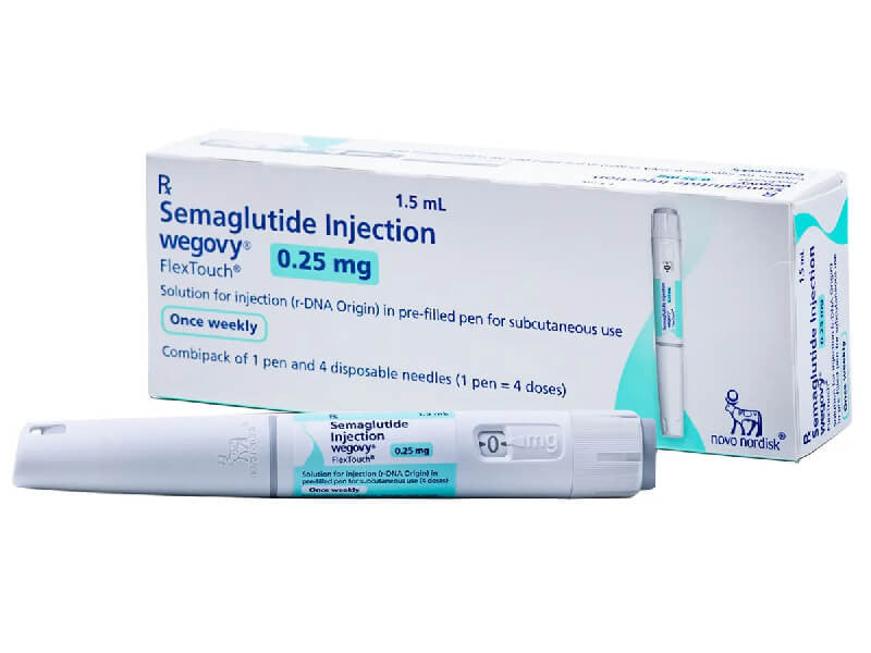 Wegovy 0,25 mg FlexTouch 0,68 mg/ml / 1,5 ml soluție injectabilă în stilou injector preumplut