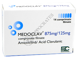 Medoclav 875 mg/125 mg 875 mg + 125 mg comprimate filmate
