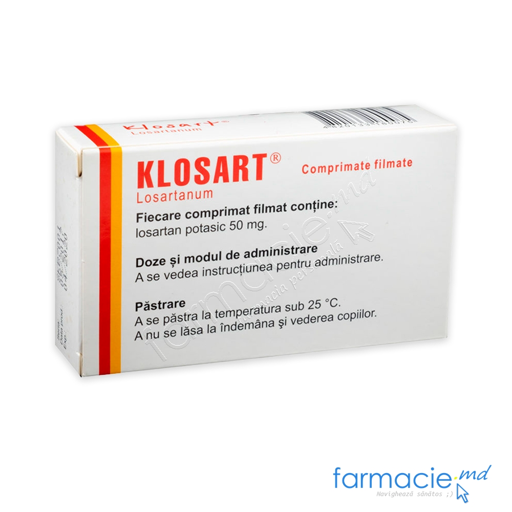 Klosart 50 mg comprimate filmate