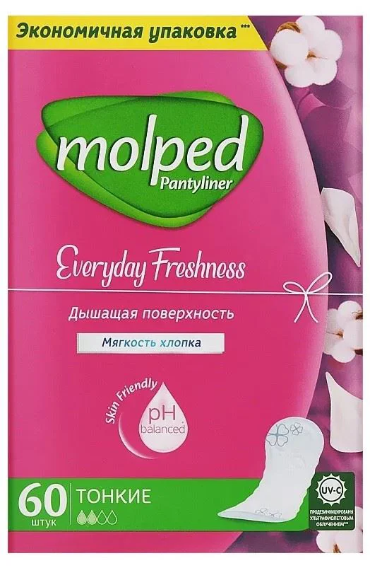 Absorbante Molped Everyday Freshness, 60 buc.