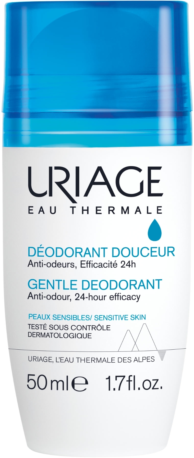 Uriage pentru piele sensibilă fără sărurui de aluminiu roll-on Deodorant 50 ml