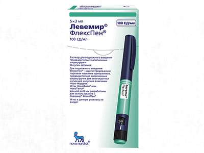 Levemir FlexPen 100 UA/ml / 3 ml soluţie injectabilă în stilou injector preumplut
