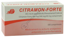 Citramon Forte 320 mg/240 mg/40 mg comprimate