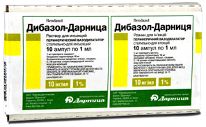 Dibazol-Darniţa 10 mg/ml / 1 ml soluţie injectabilă