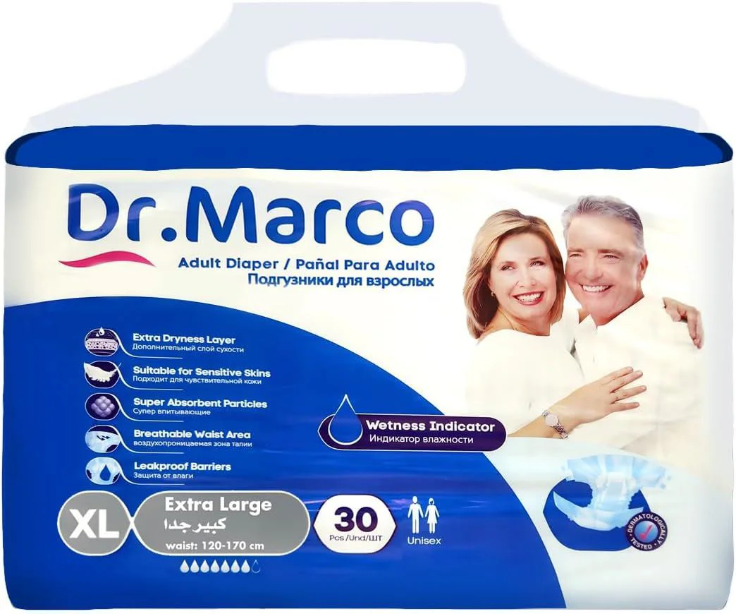 Scutece pentru maturi Dr. Marco Extra Large, 30 buc.