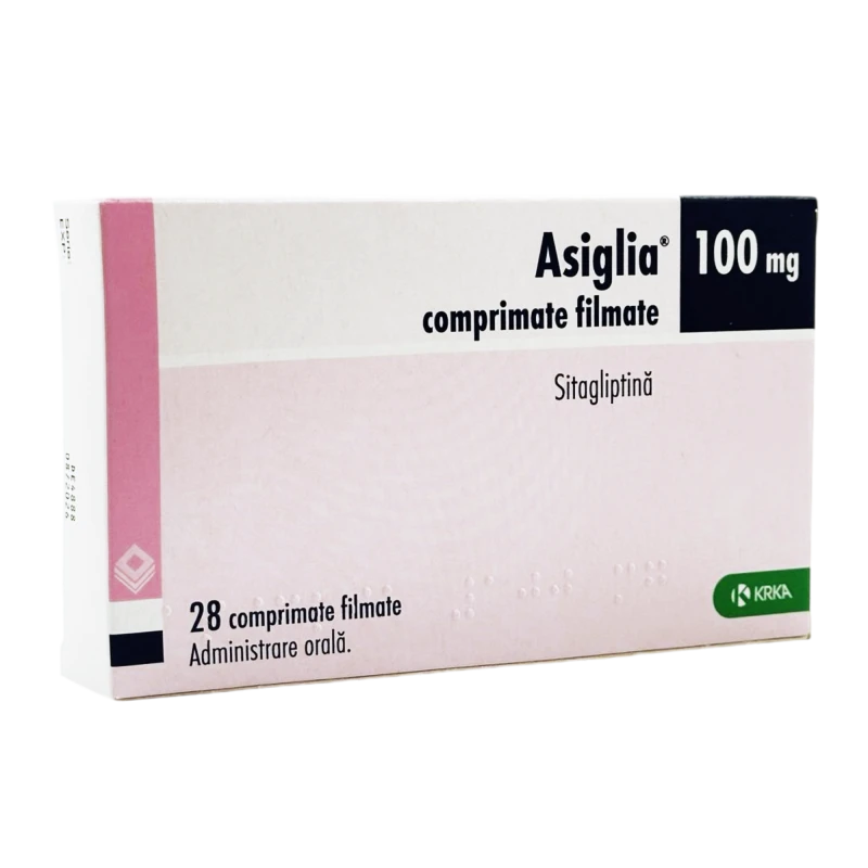 Asiglia 100 mg comprimate filmate