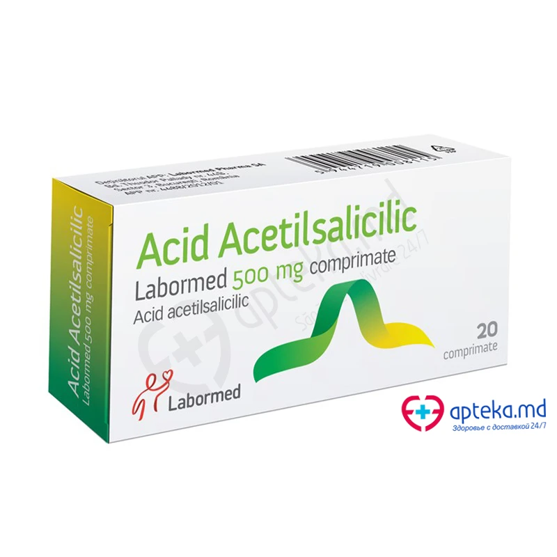 Acid acetilsalicilic Labormed 500 mg 500 mg comprimate