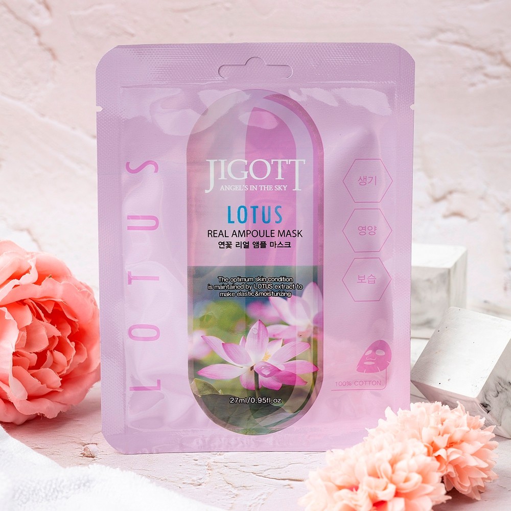 Skininecosmetic Jigott pentru fata cu extract de lotus 27ml Mască 27 ml