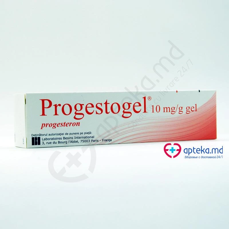 Progestogel 10 mg/g gel 10 mg/g / 80 g gel
