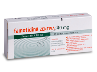 Famotidină Zentiva 40 mg 40 mg comprimate filmate