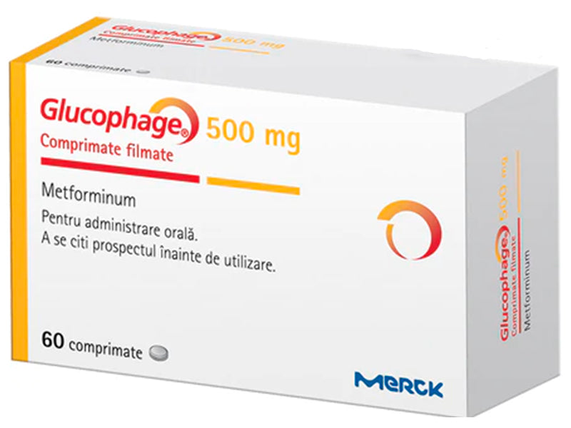 Glucophage 500 mg comprimate filmate