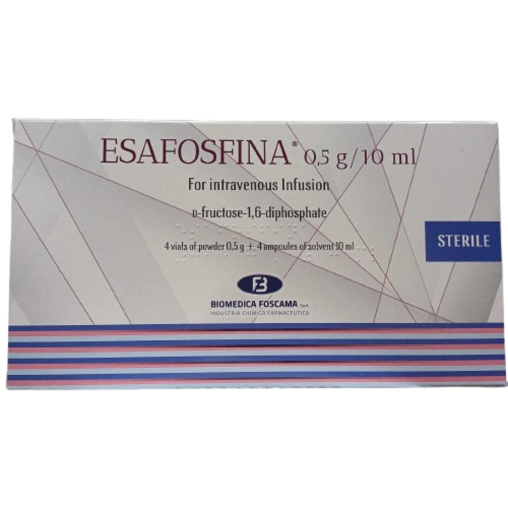 ESAFOSFINA 0,5 g/10 ml pulbere şi solvent pentru soluţie perfuzabilă
