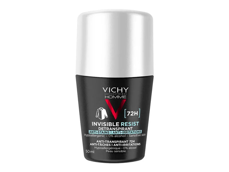 Vichy Deo Roll-on Homme Invisible 72h 50ml 50 ml