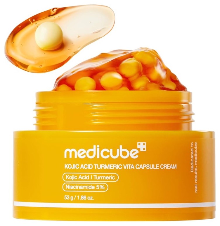 Medicube, Kojic Acid Turmeric Vita Capsule Cream, 53 g