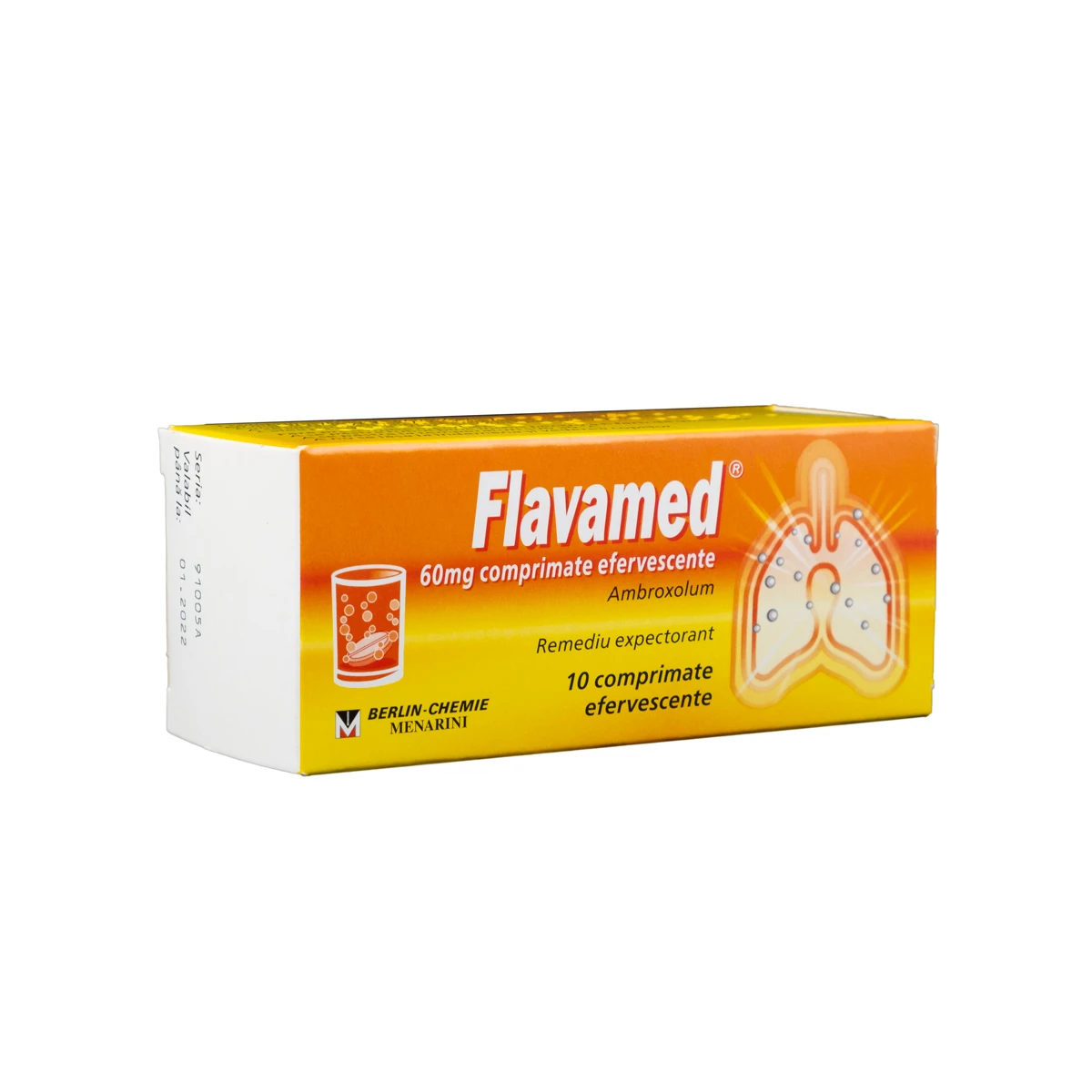 Flavamed 60 mg comprimate efervescente