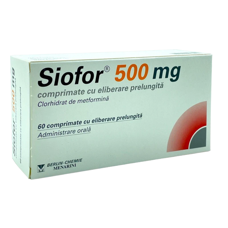 Siofor XR 500 500 mg comprimate cu eliberare prelungită