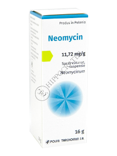 Neomycin 11.72 mg/g / 16 g spray cutanat, suspensie