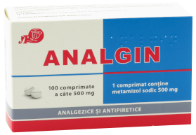 Analgin 500 mg comprimate