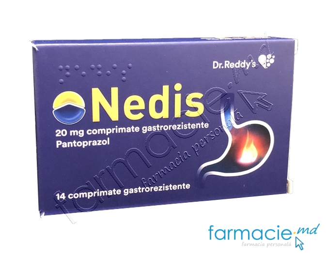 Nedis 20 mg comprimate gastrorezistente