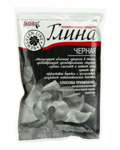 Golden-Farm Argila cosmetica neagra 60 g Mască 1 comp