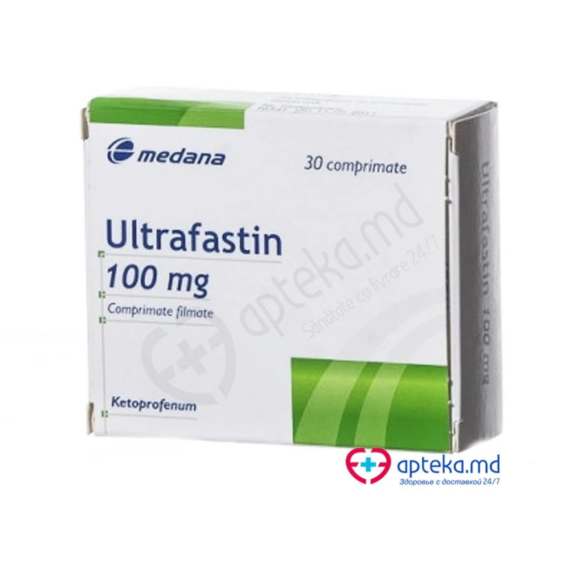 Ultrafastin 100 mg comprimate filmate