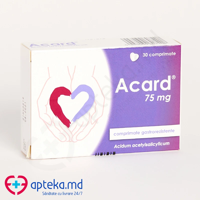 Acard 75 mg comprimate gastrorezistente