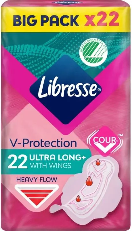 Absorbante Libresse Total Protection Ultra Long, 22 buc.