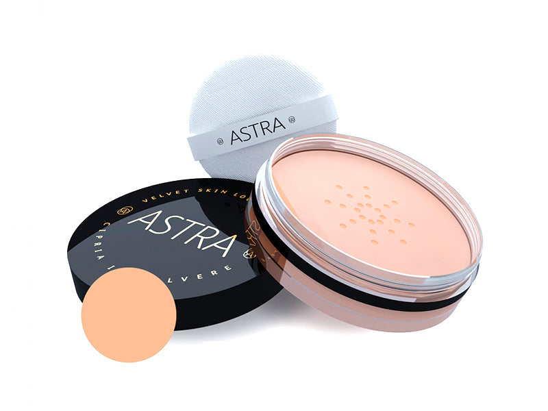 Astra Pudra p/u fata Velvet Skin 02-Porcelain 7g 7 g