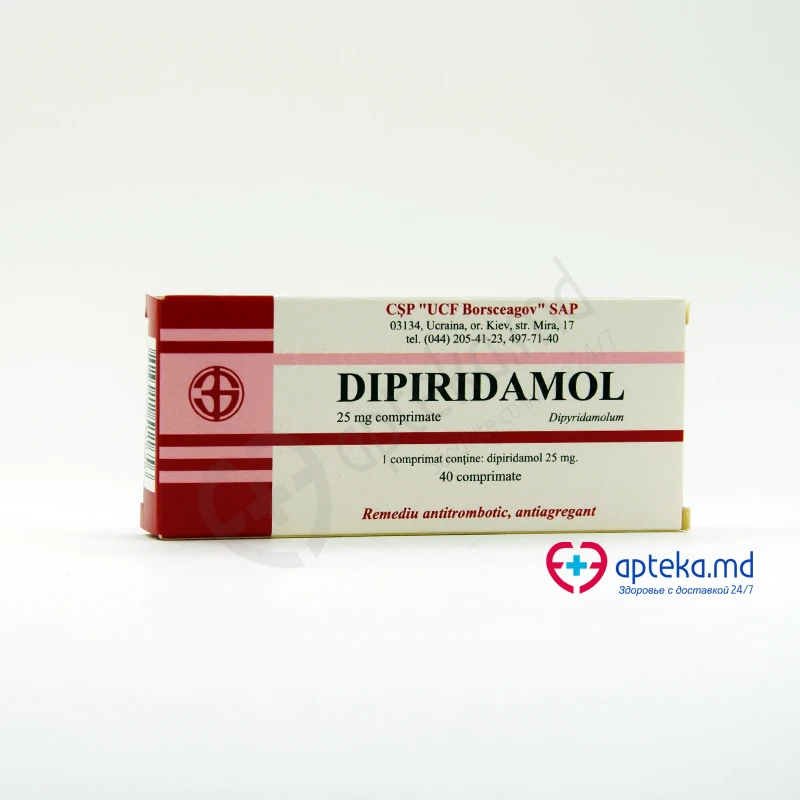 Dipiridamol 25 mg comprimate