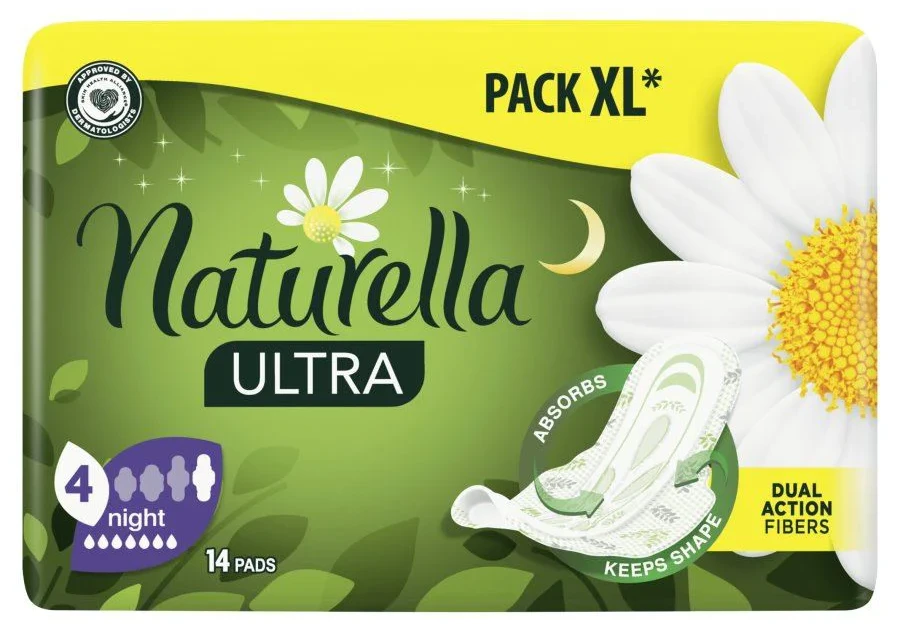 Absorbante Naturella Ultra Night Duo, 14 buc.