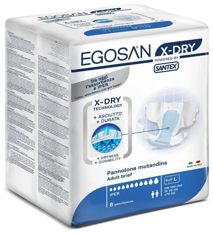Egosan X-Dry Hiper для взрослых L 8 шт.