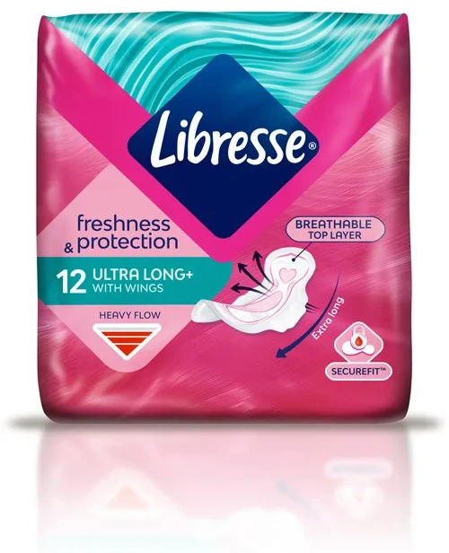Absorbante Libresse Freshness & Protection Ultra Long, 12 buc.