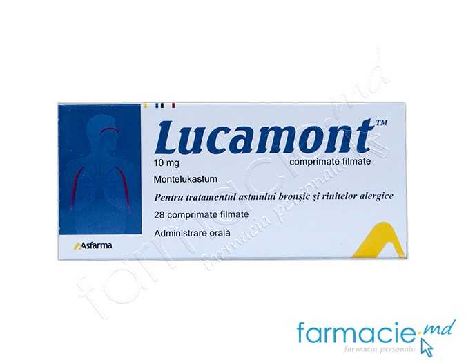 Lucamont 10 mg comprimate filmate