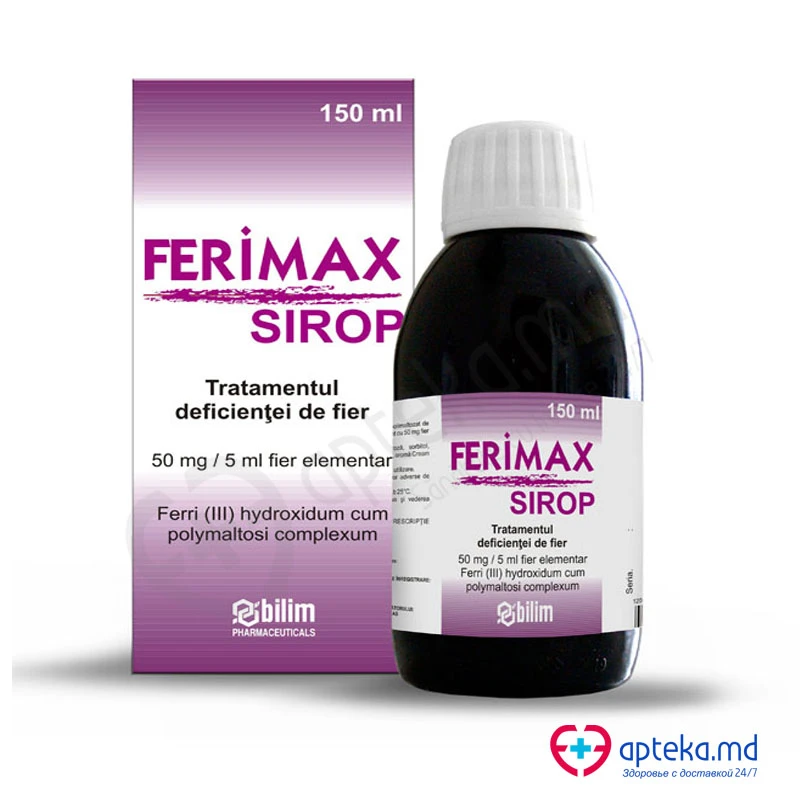 Ferimax 50 mg/5 ml / 150 ml sirop