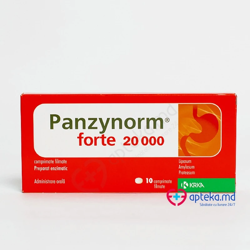 Panzynorm forte 20000 20000 UA/12000 UA/900 UA comprimate filmate
