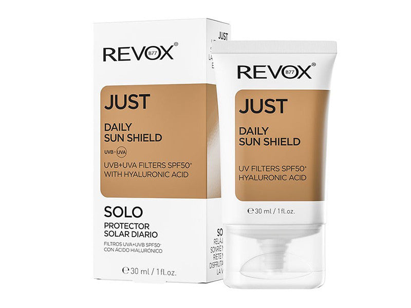 REVOX Just Daily Sun Shield Uva +Uvb Filters Spf 50+ Hyaluron 30 ml