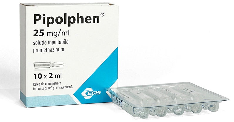 Pipolphen 25 mg/ml / 2 ml soluţie injectabilă