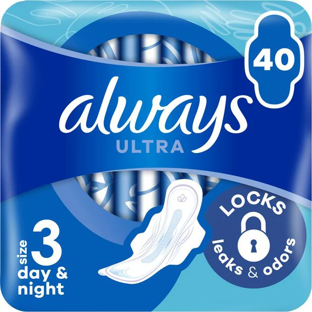 Absorbante Always Ultra Quatro marimea 3 (6 picaturi), 40 buc.