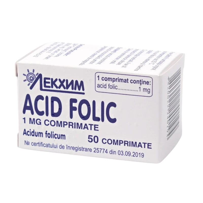 Acid folic 1 mg comprimate