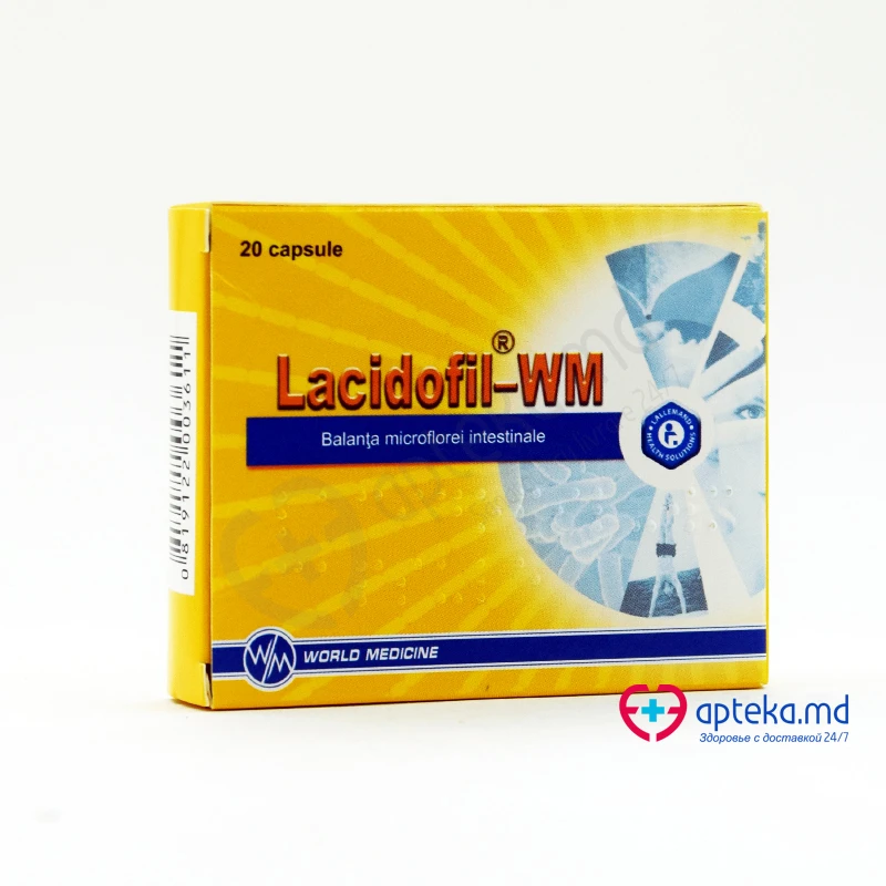 Lacidofil-WM 1,9 x 10^9 CFU/ 0.1 x 10^9 CFU capsule