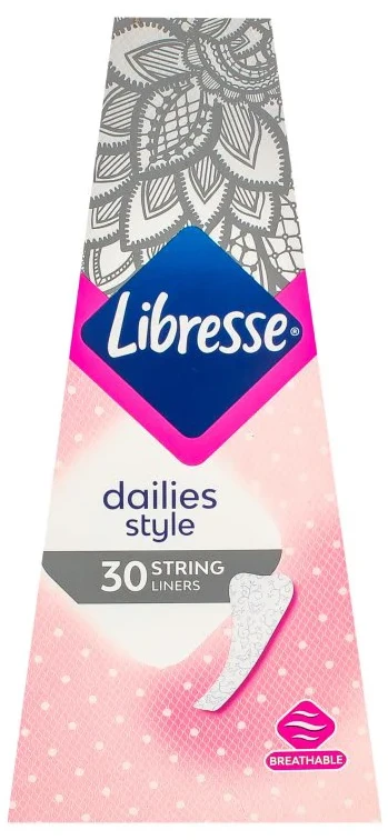 Absorbante zilnice Libresse Dailies Style String, 30 buc.